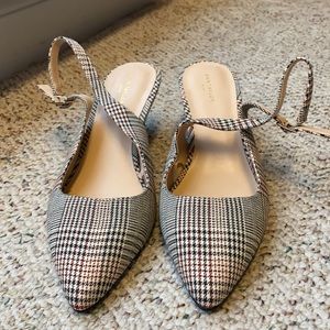 Ann Taylor houndstooth shoes